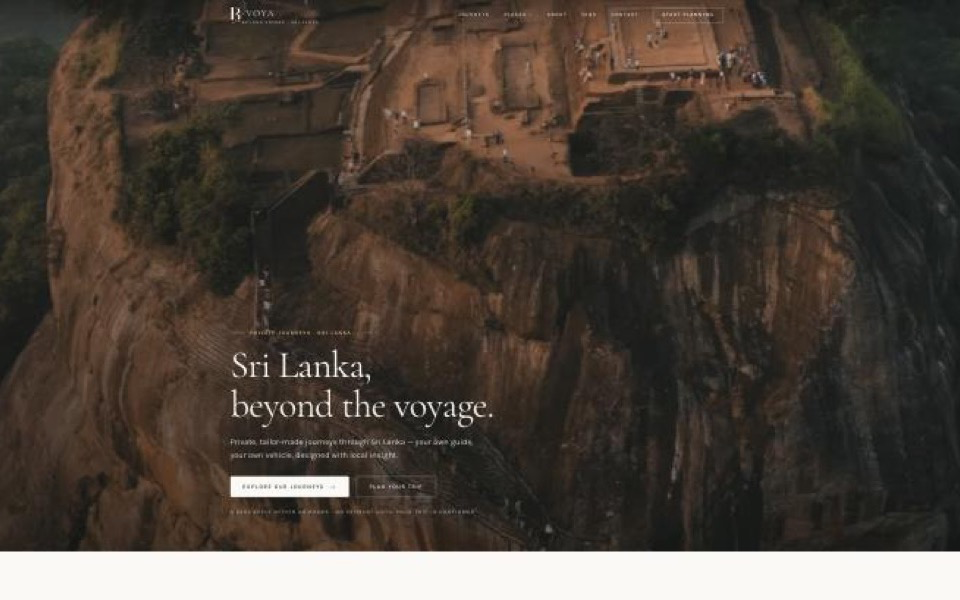 B-Voya website screenshot